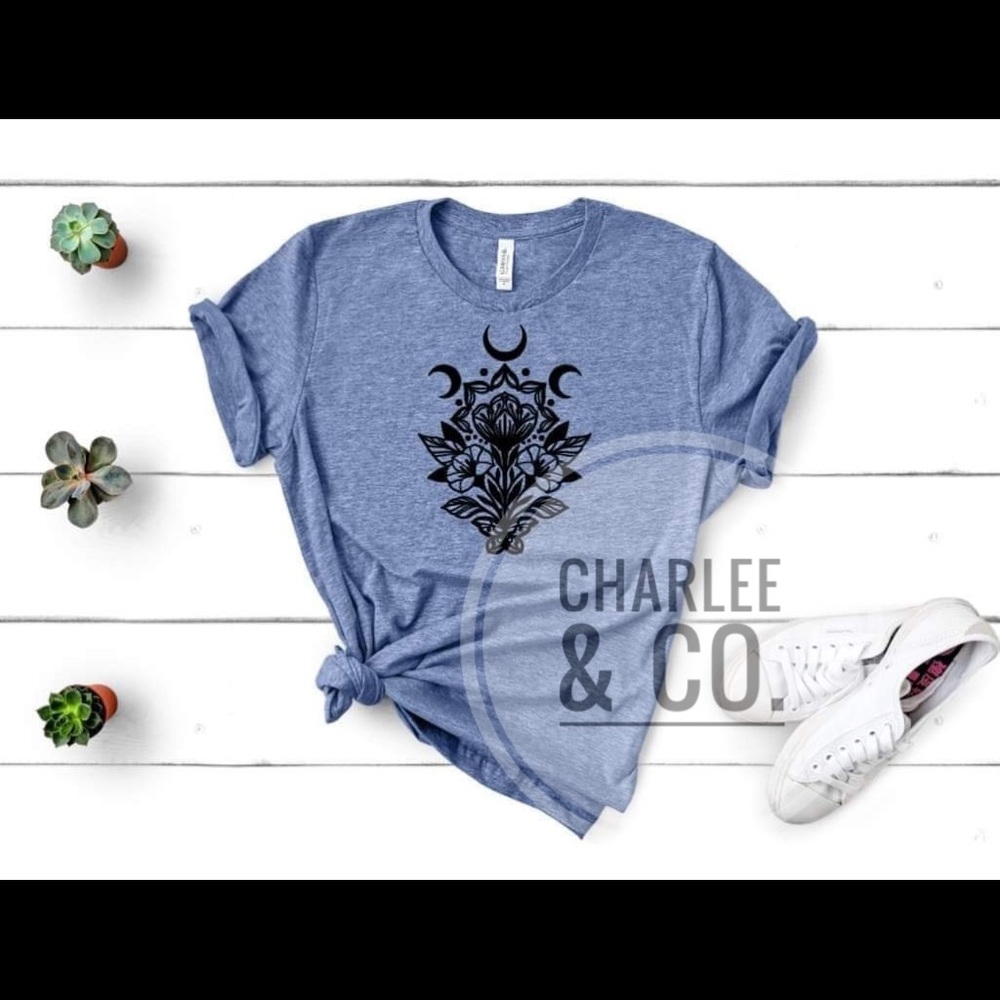 Moon Flower Graphic Tee